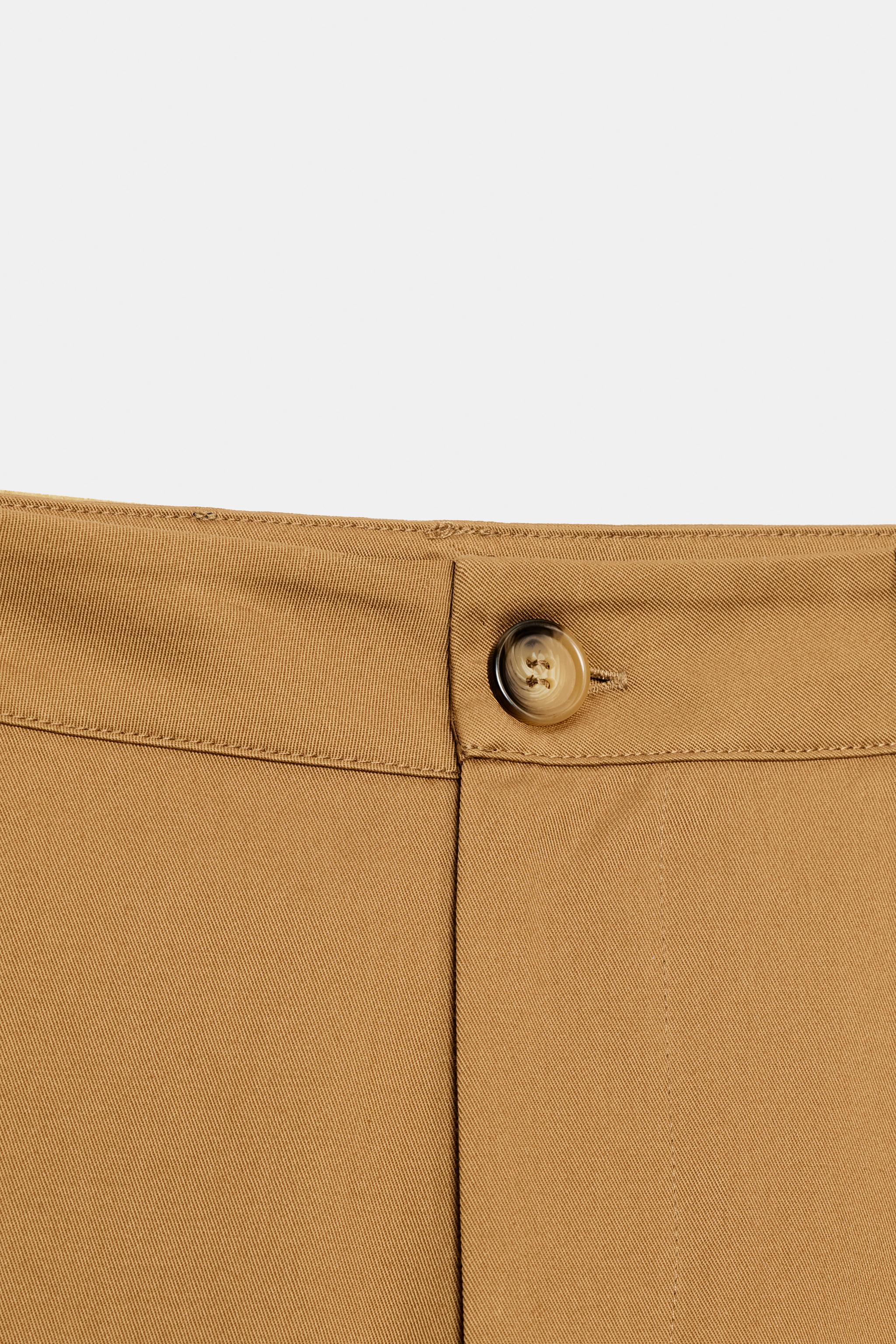 BARREL PANTS WITH STITCHED SEAM